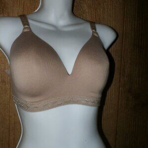 Warner's Women’s Beige RN 36543 Blissful Benefits T Shirt Bra Size 36C